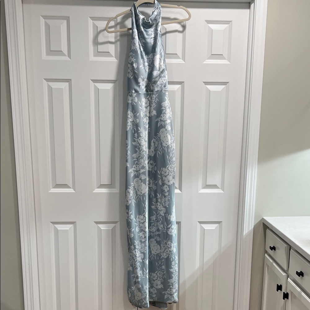 Revelry Light Blue Floral Dress